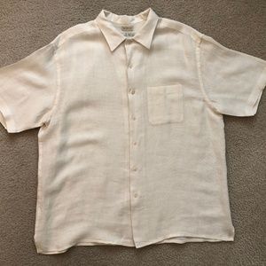 Banana Republic 100% linen short sleeve shirt